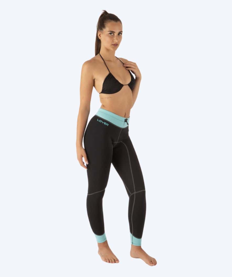 SEAC neopreen broek voor vrouwen - Lover - Zwart/turkoois