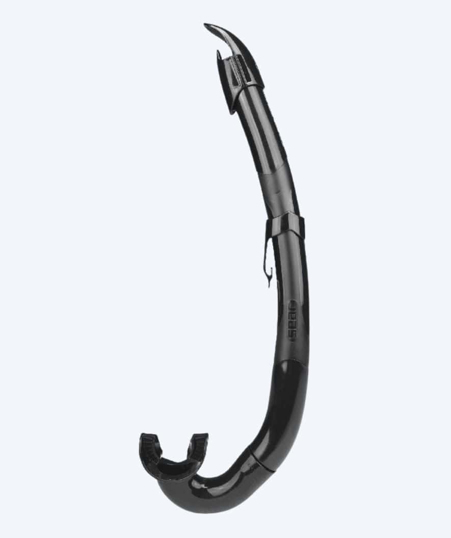 SEAC volwassenen semi-dry snorkel - Flash - Zwart