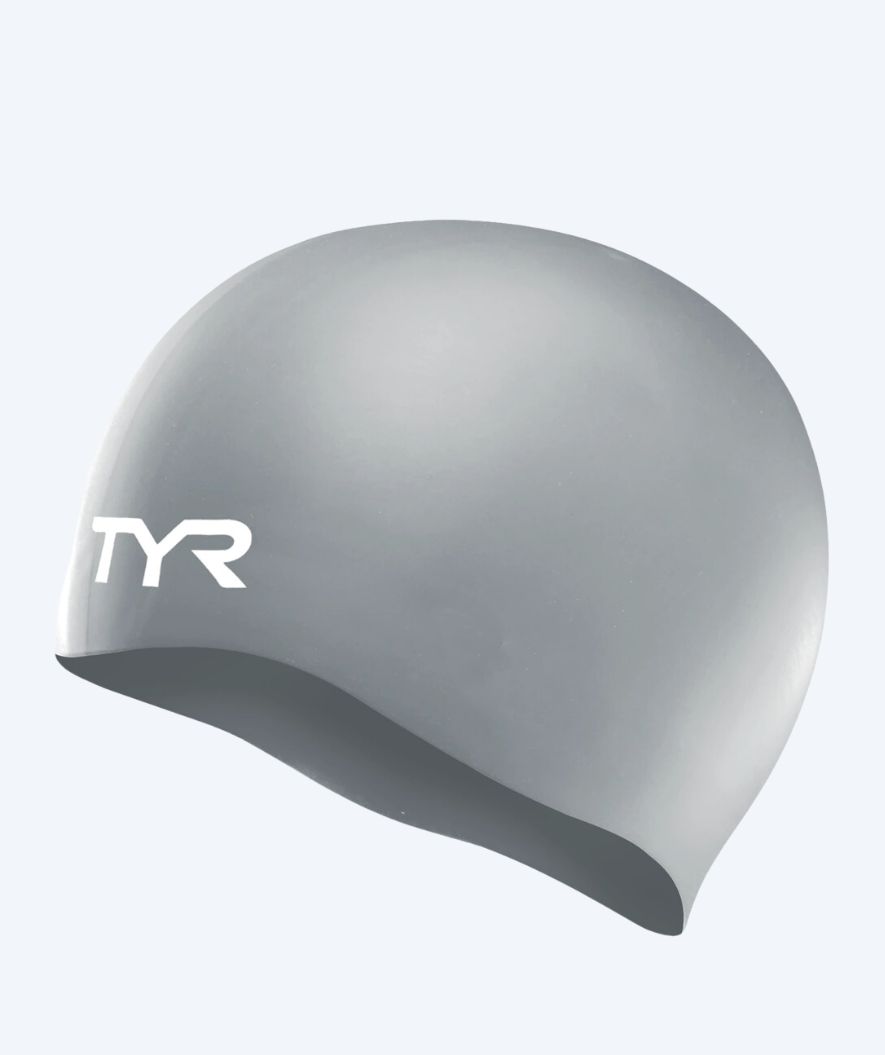 TYR badmuts - Silicone - Zilver