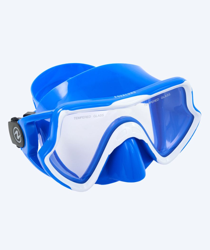 Aqualung duikbril voor volwassenen - Trooper - Blauw/wit