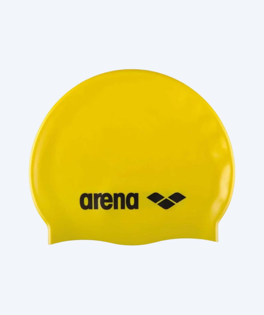 Arena junior badmuts (6-12) - Classic Silicone - Geel/zwart