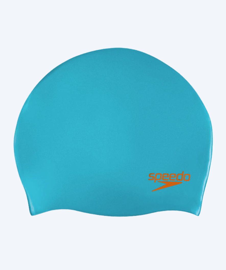 Speedo junior badmuts (6-16) - Plain - Lichtblauw/oranje