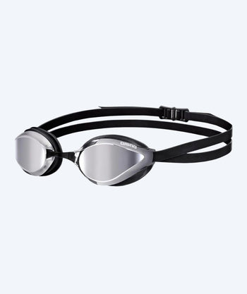 Arena Elite zwembril - Python - Zwart/zilver (Mirror lens)