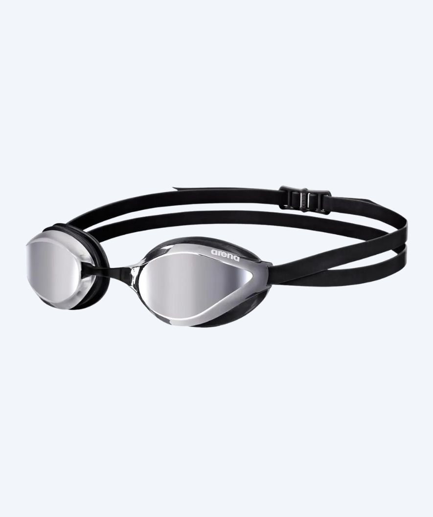 Arena Elite zwembril - Python - Zwart/zilver (Mirror lens)