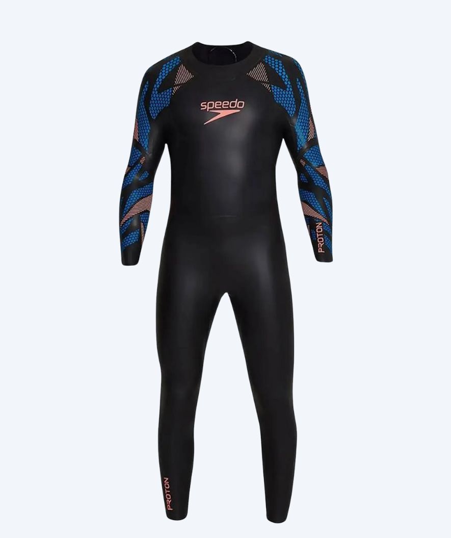 Speedo heren wetsuit - Proton - Zwart/blauw