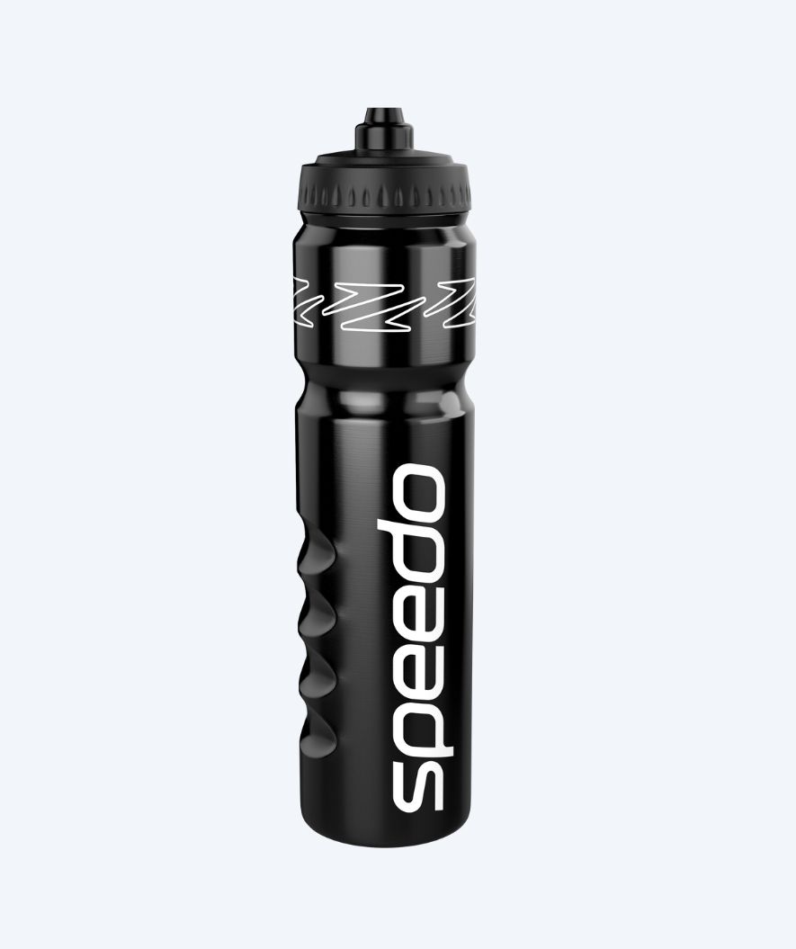 Speedo waterfles - 1LTR - Zwart/wit