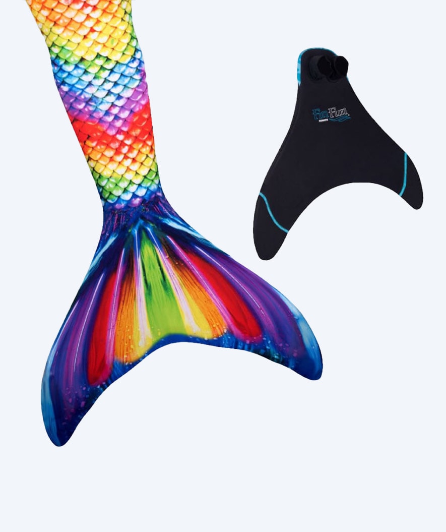 Fin Fun zeemeerminstaart voor volwassenen - Set - Rainbow Reef