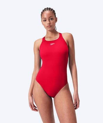 Speedo dames badpak - Essential Medalist - Rood