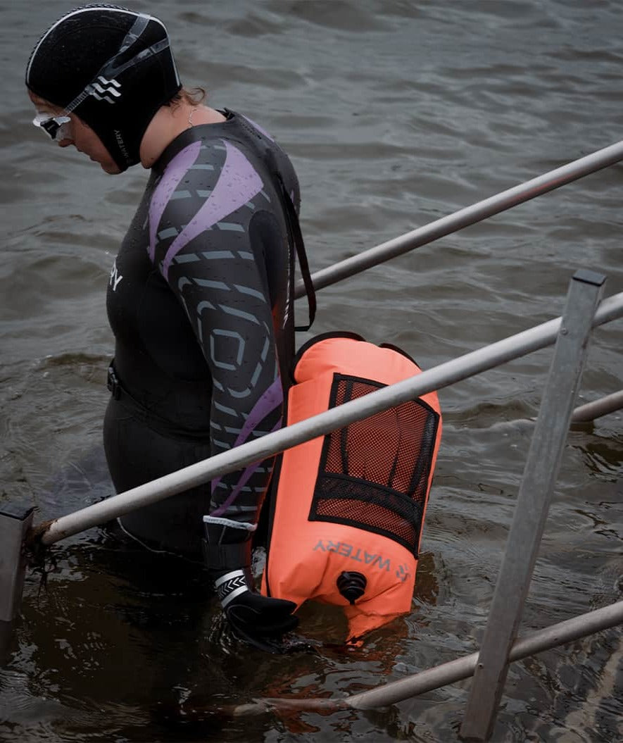 Watery zwemboei zwemmen - Pro 28L - Oranje