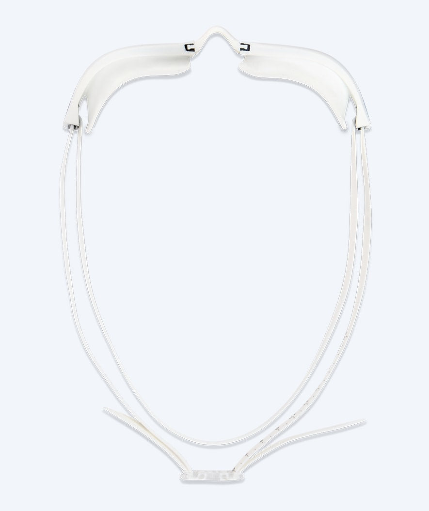 Watery Elite zwembril - Storm Racer Mirror - Wit/goud