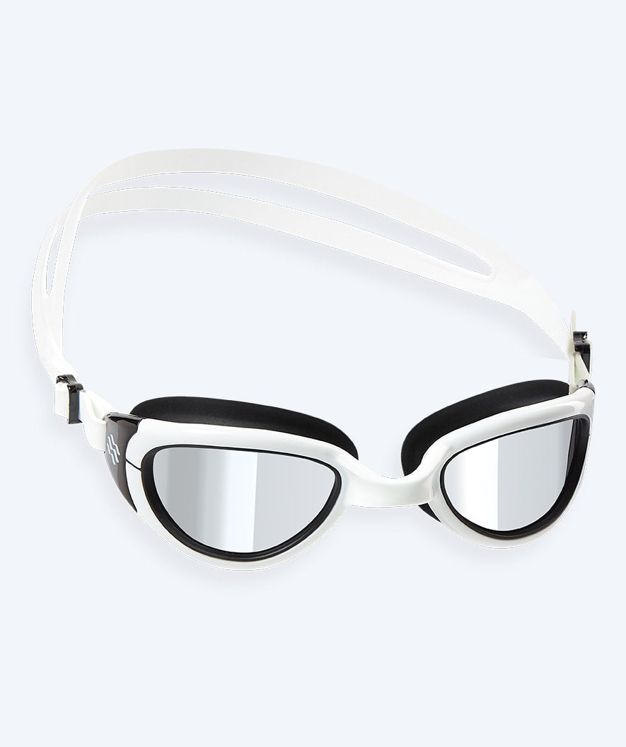 Watery training zwembril - Wade Mirror - Zwart/zilver
