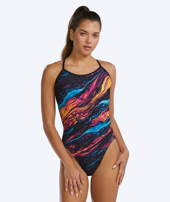 TYR badpakken voor vrouwen - Durafast Elite Crosscutfit - Zwart/multi
