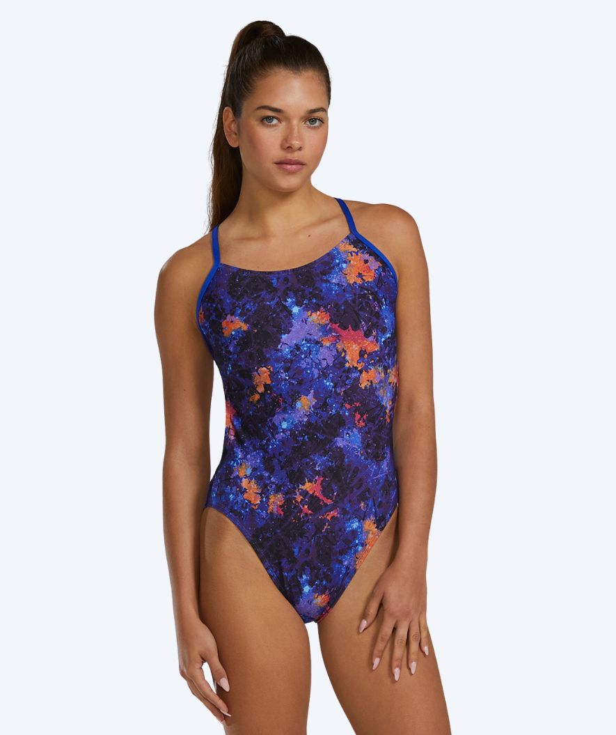 TYR badpakken voor vrouwen - Durafast Elite Cutoutfit - Paars/oranje
