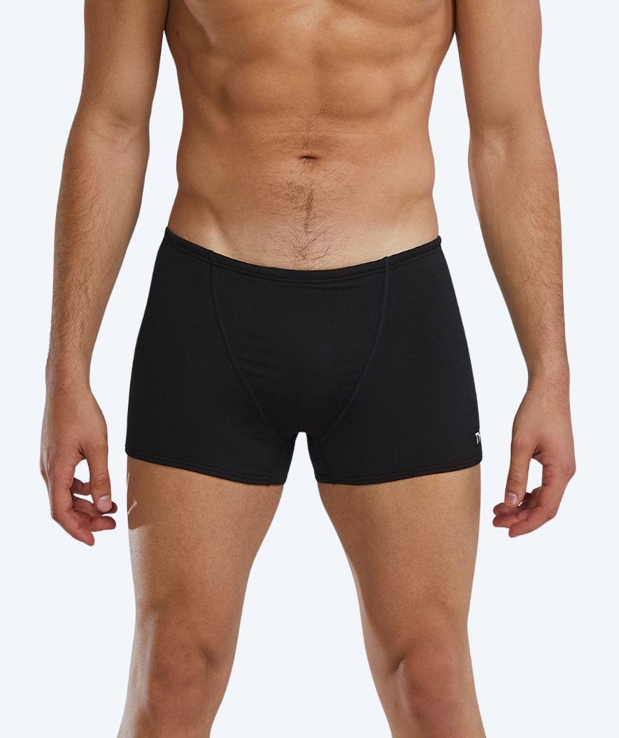 TYR zwemboxers voor mannen - Durafast Elite Solid - Zwart