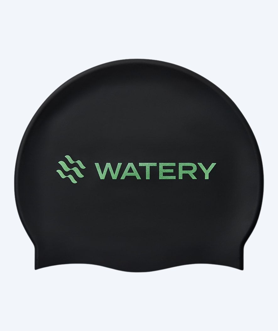 Watery badmuts - Signature Metallic - Zwart/groen