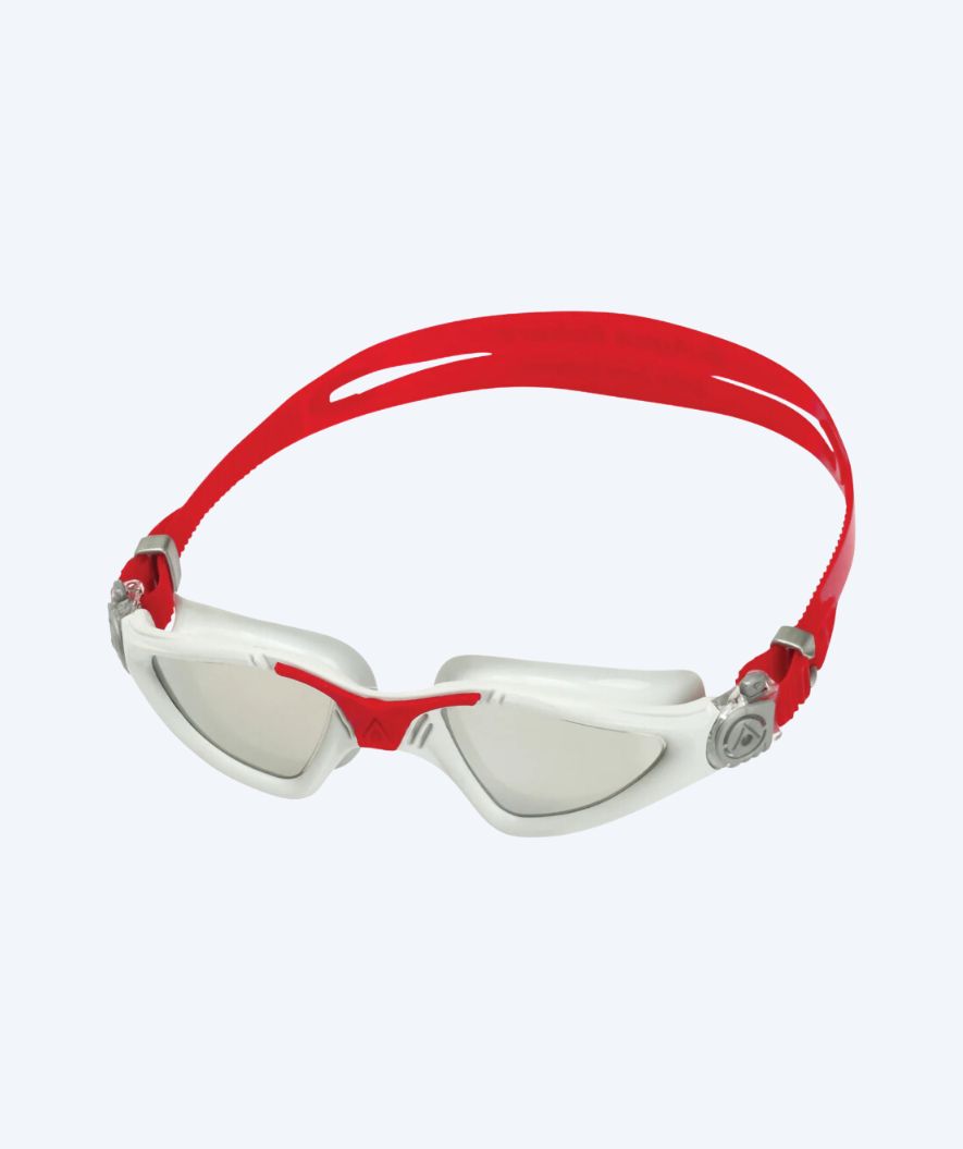 Aquasphere duikbrillen voor sport - Kayenne - Rood/wit (Mirror lens)