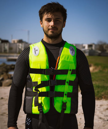 Watery volwassenen reddingsvest - Eenvoudig - Geel