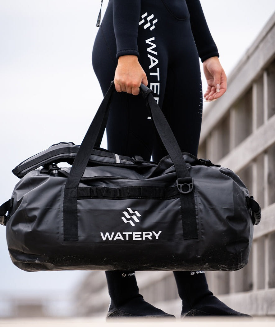 Watery waterdichte duffeltas - Swim 50L - Zwart
