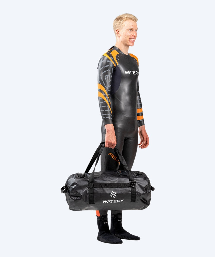 Watery waterdichte duffeltas - Swim 50L - Zwart