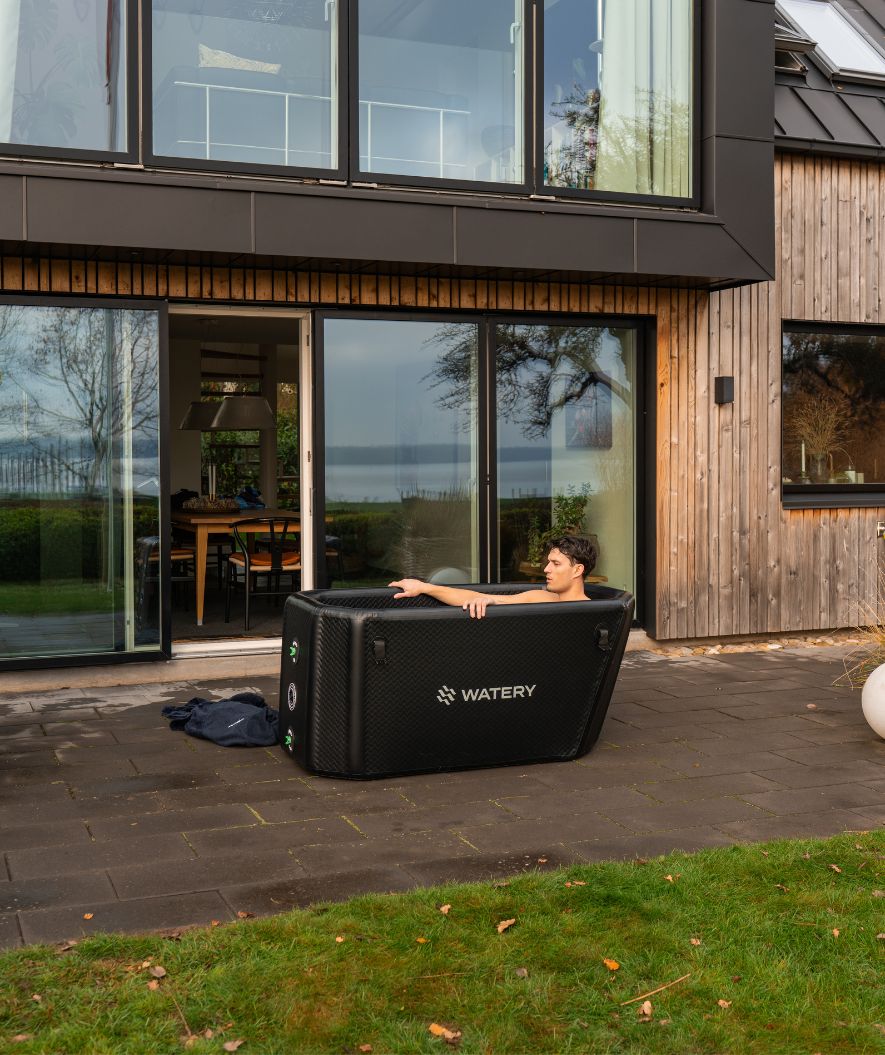 Watery opblaasbaar ijsbad - Ace - Zwart