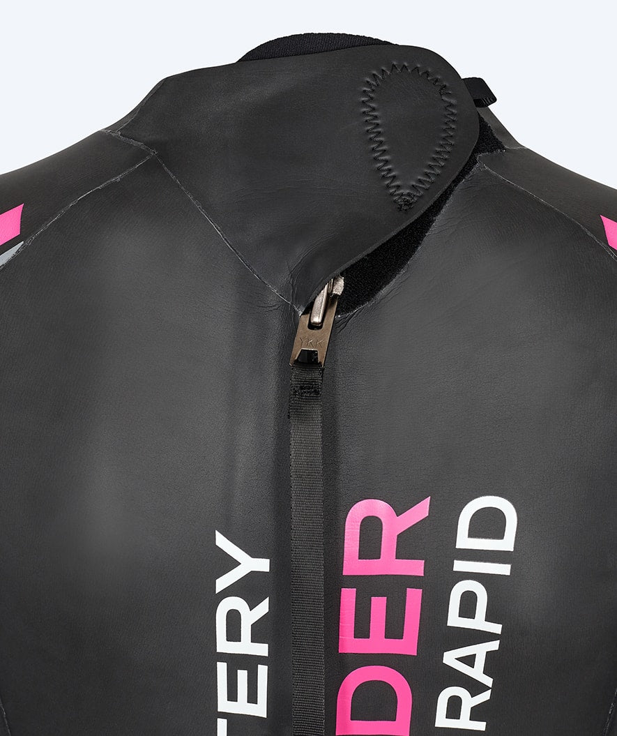 Watery dames wetsuit - Calder Rapid - Zwart/roze