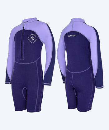 Watery kind UV wetsuit - Calypso Lange Mouw - Paars