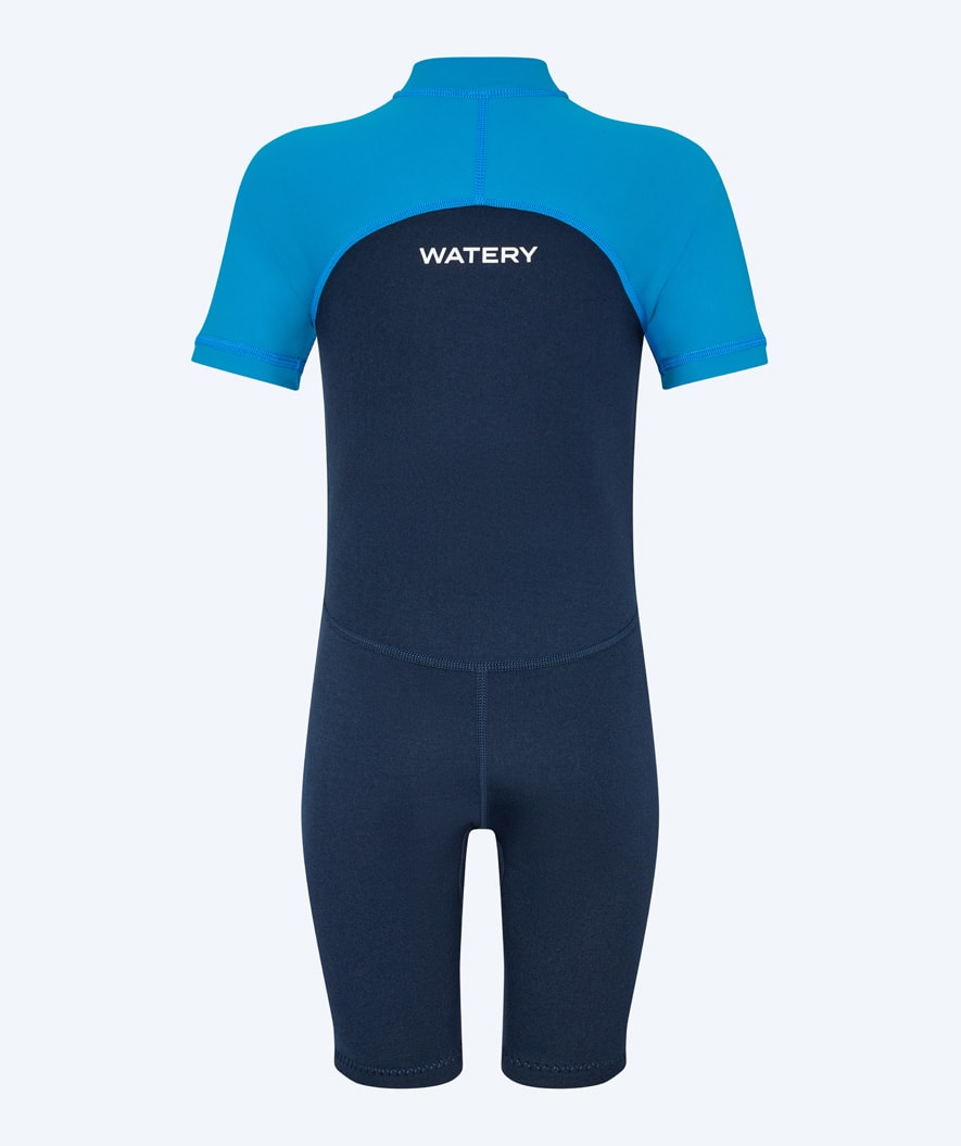 Watery kind UV wetsuit - Calypso Shorty - Donkerblauw