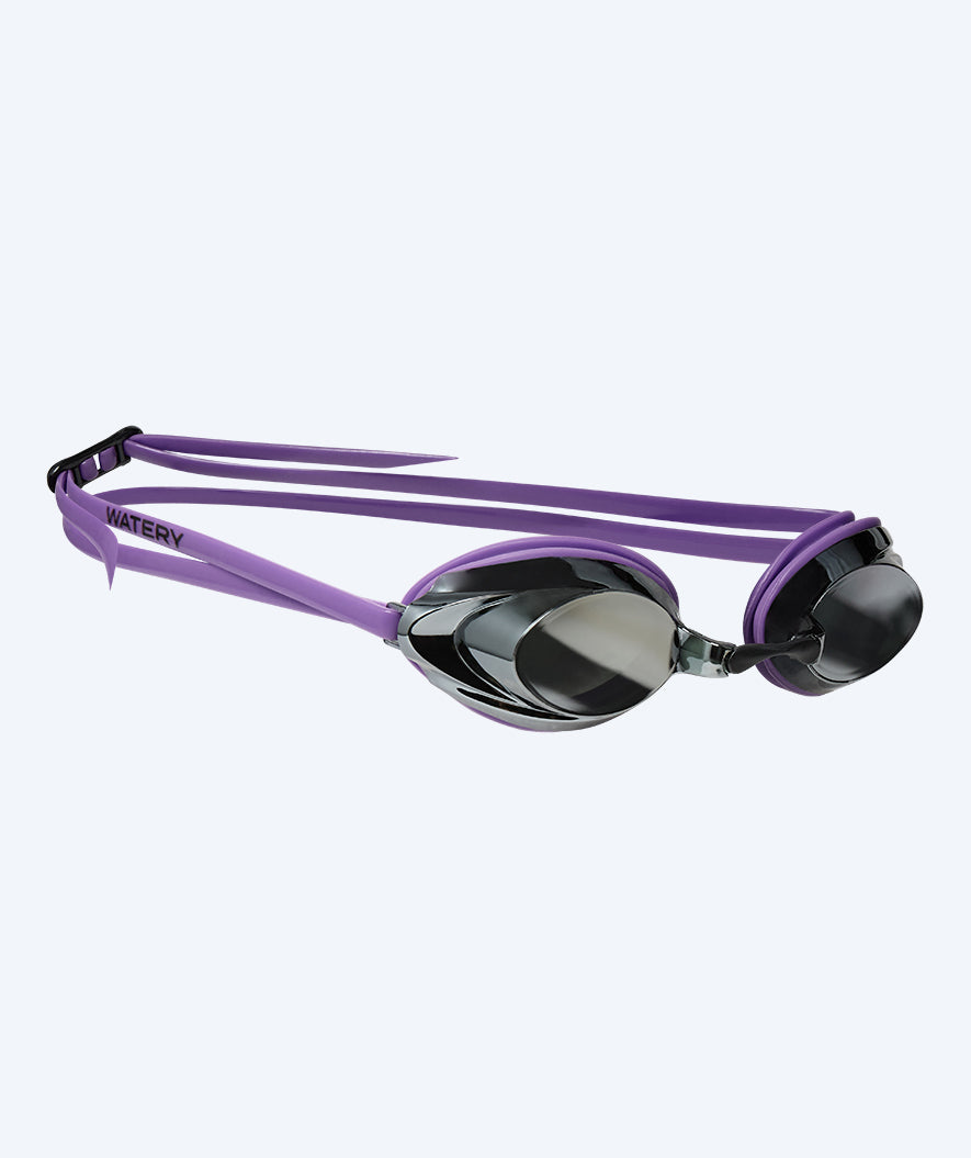 Watery Elite zwembril - Captain Mirror - Paars/zilver
