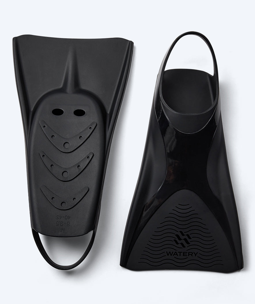 Watery zwemvliezen - Cardinal Powerfin Pro - Zwart