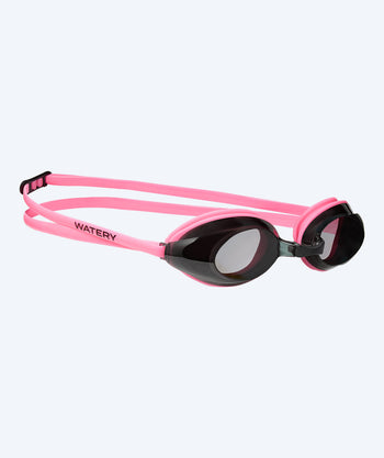 Watery verziende zwembril op sterkte voor kinderen - (+2.5) – (+3.5) - Catch - Roze (Smoke lens)