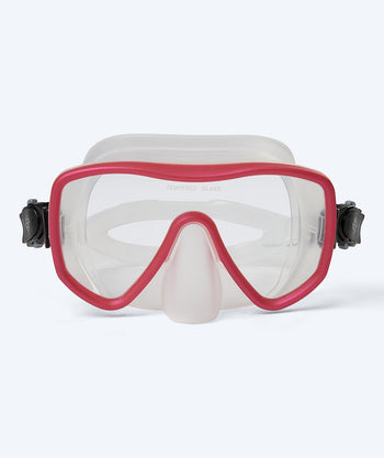 Watery volwassenen duikmasker (vanaf 15 jaar) - Coast - Rood/helder