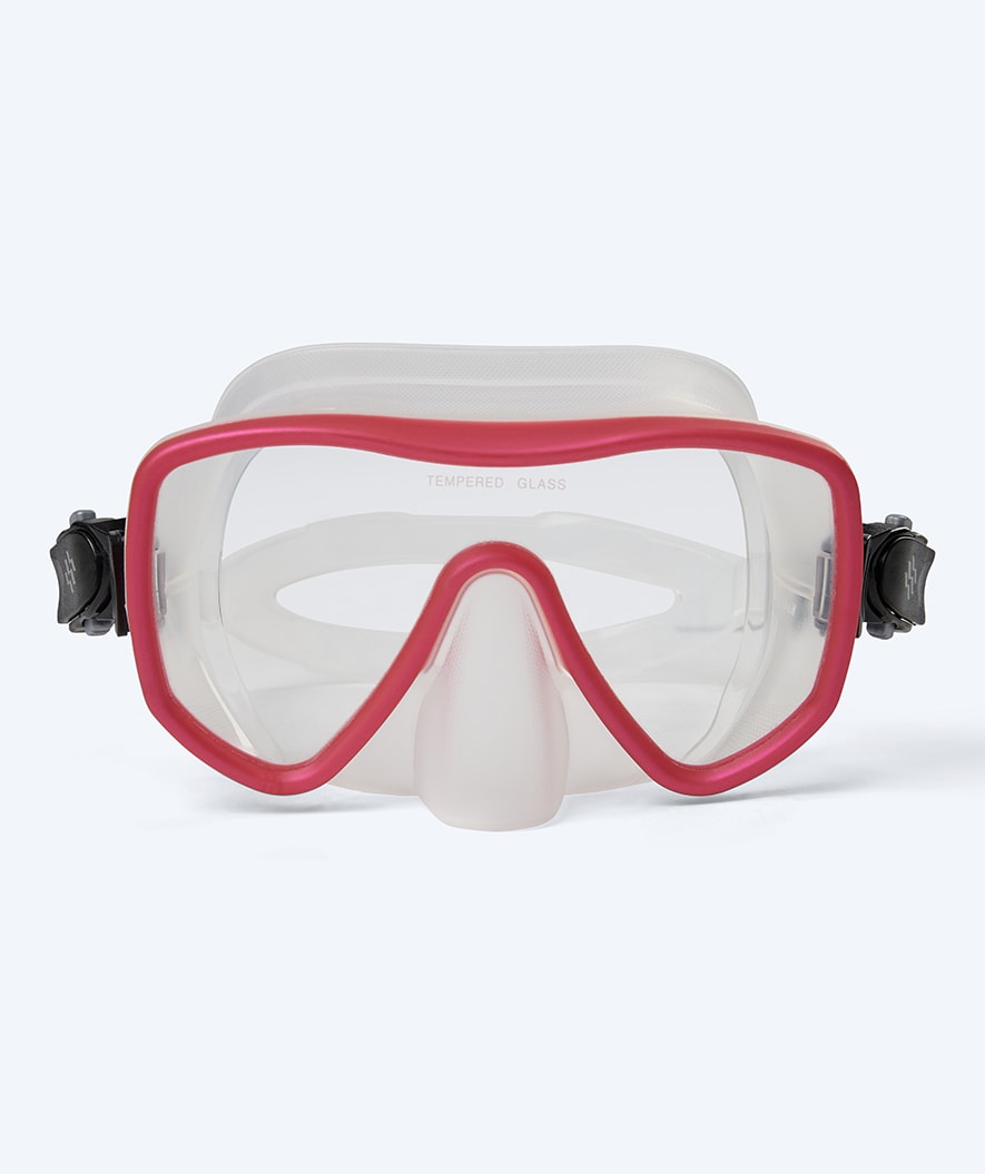 Watery volwassenen duikmasker (vanaf 15 jaar) - Coast - Rood/helder