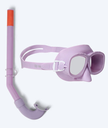Watery kind Combo snorkelset (4-10) - Wyre - Paars