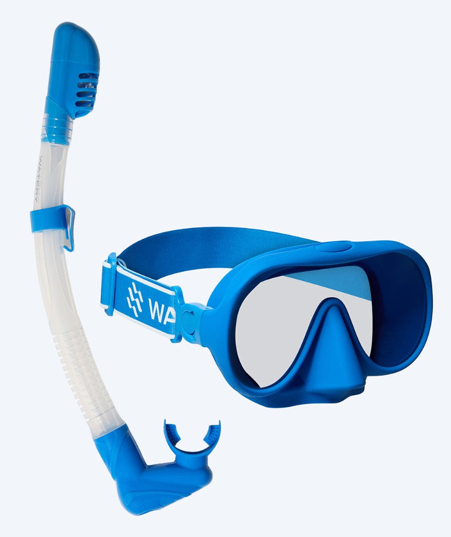 Watery volwassenen Combo snorkelset (vanaf 15 jaar) - Alton - Blauw