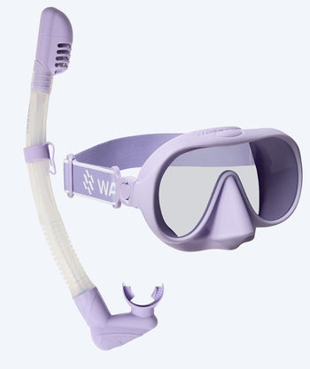Watery volwassenen Combo snorkelset (vanaf 15 jaar) - Alton - Paars