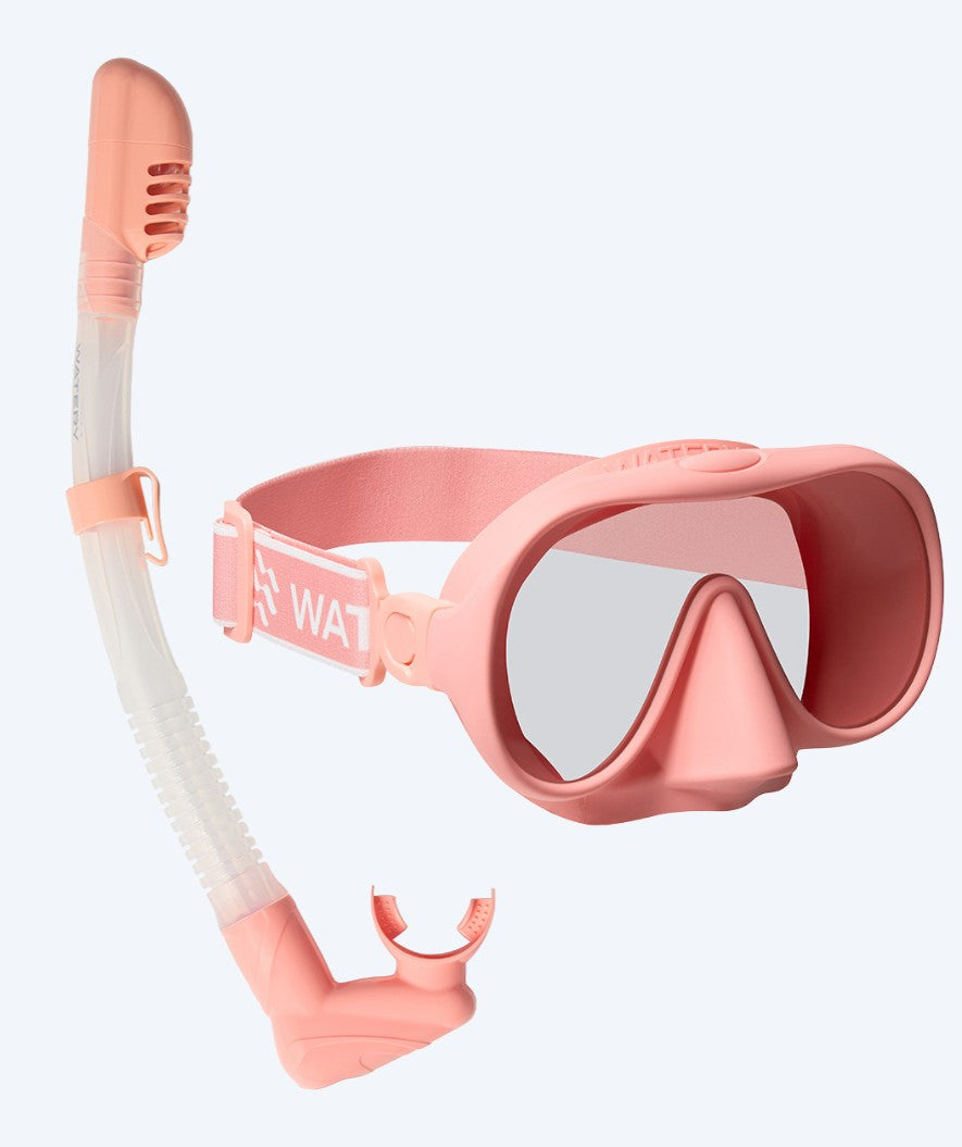 Watery volwassenen Combo snorkelset (vanaf 15 jaar) - Alton - Roze