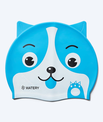 Watery badmuts voor kinderen - Dashers - Cat (Lichtblauw)