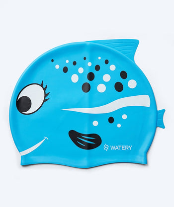 Watery badmuts voor kinderen - Dashers - Fish (Lichtblauw)