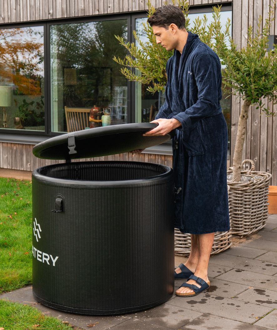 Watery opblaasbaar ijsbad - Deluxe - Zwart