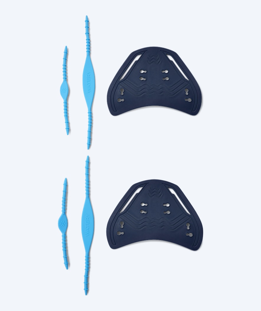 Watery finger paddles - Tide - Blauw