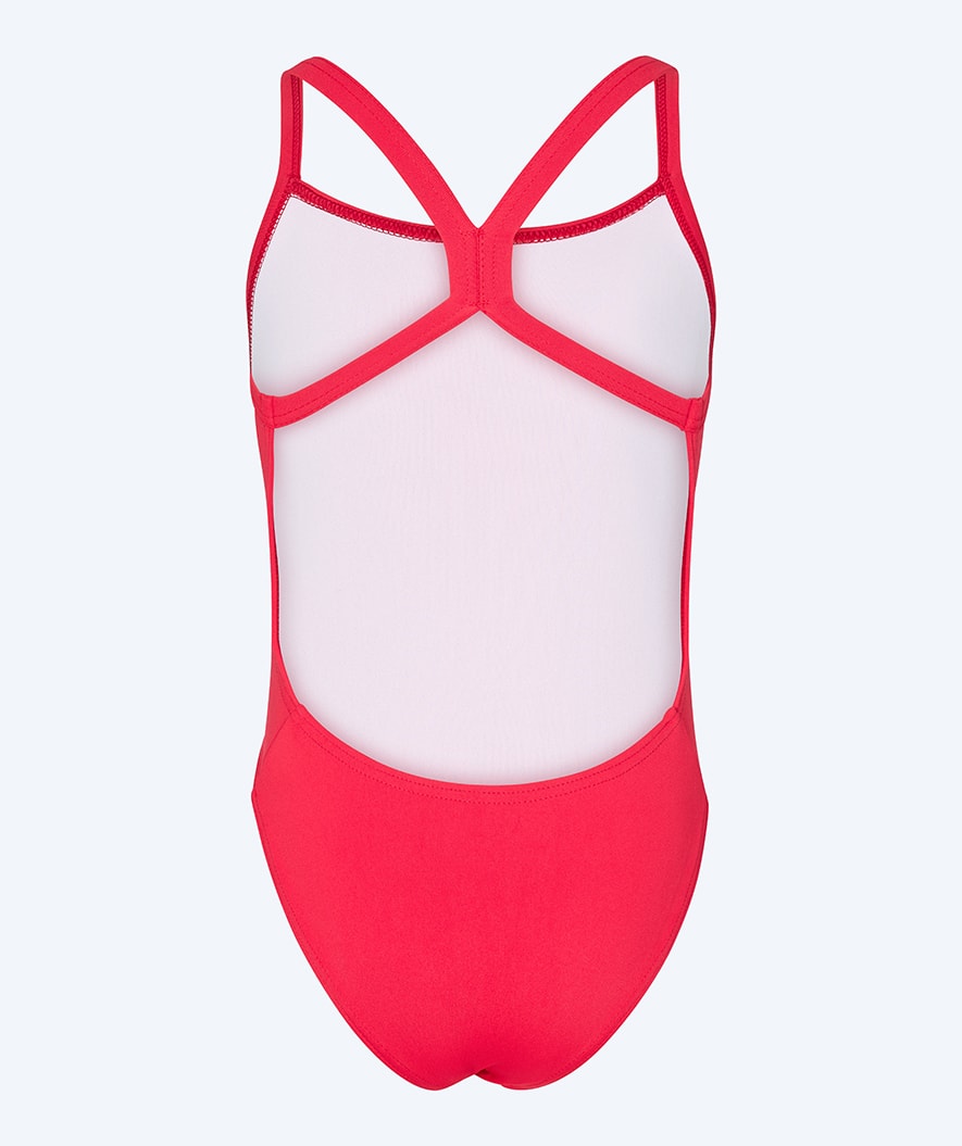 Watery meisjes badpak - Freestyler Solid - Cherry Red