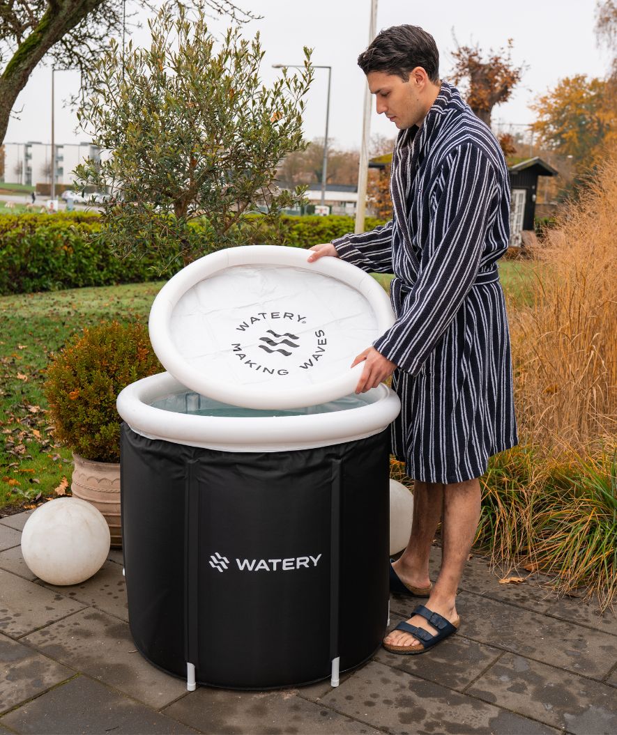 Watery opblaasbaar ijsbad - Hero - Zwart