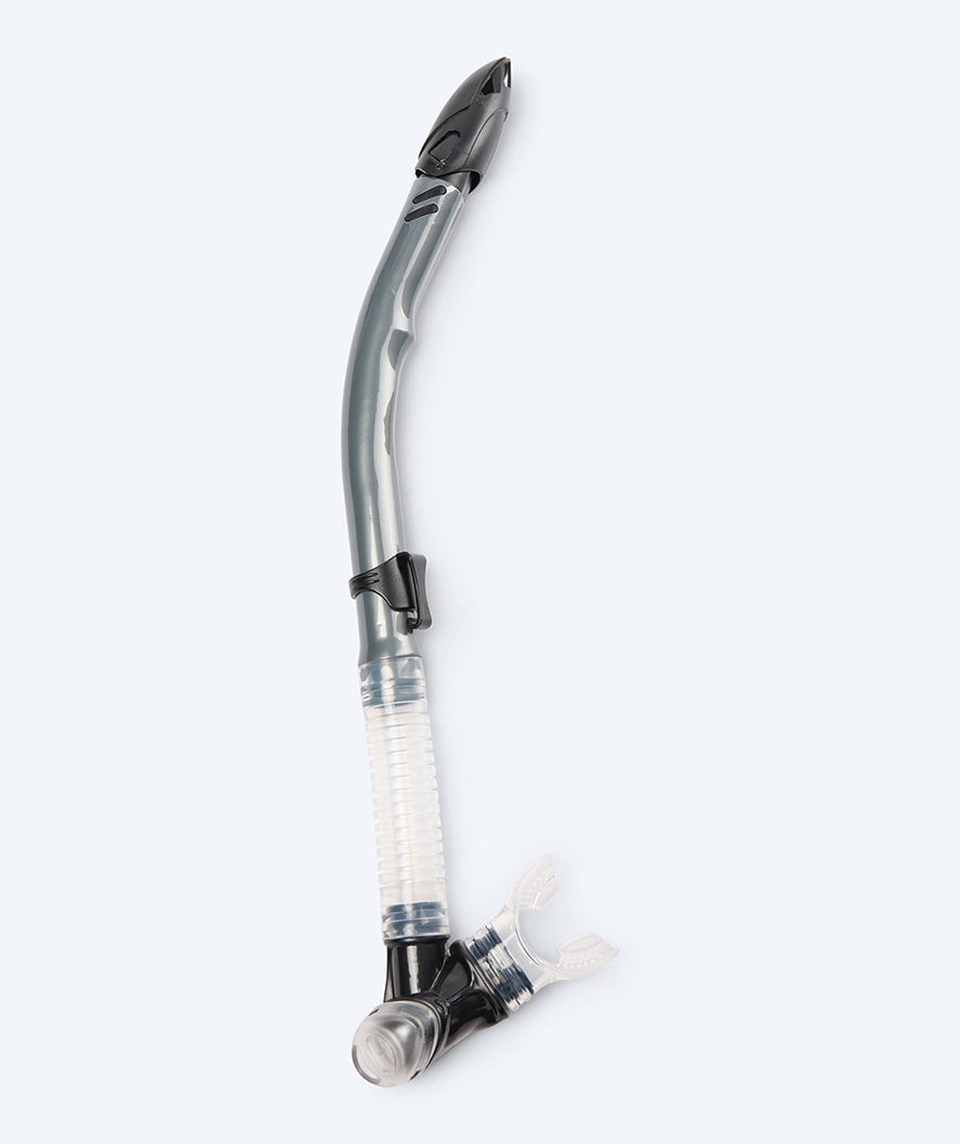 Watery volwassenen semi-dry snorkel - Hudson - Grijs