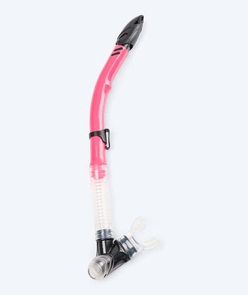 Watery volwassenen semi-dry snorkel (vanaf 14 jaar) - Hudson - Rood/roze