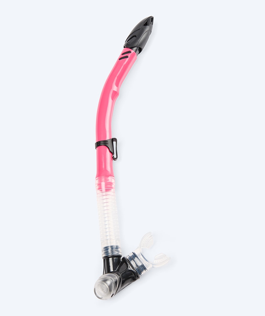 Watery volwassenen semi-dry snorkel (vanaf 14 jaar) - Hudson - Rood/roze