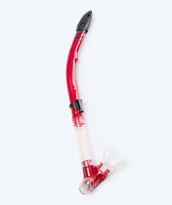 Watery semi-dry snorkel voor volwassenen - Hudson - Rood