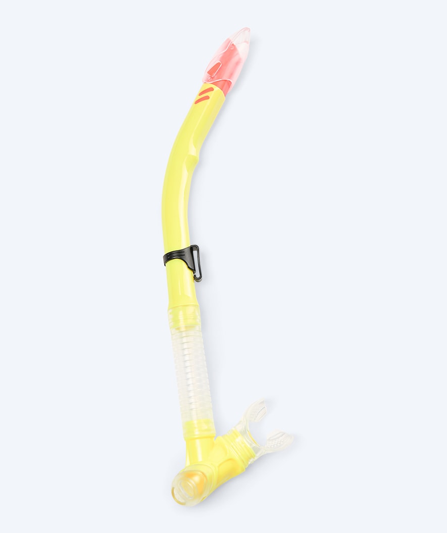 Watery semi-dry snorkel voor volwassenen - Hudson - Geel