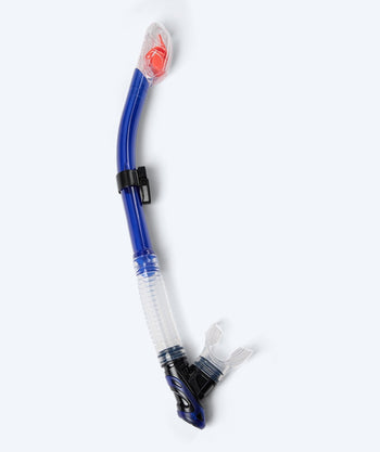 Watery full-dry snorkel voor volwassenen - Hudson - Blauw