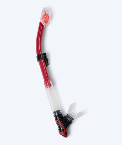 Watery full-dry snorkel voor volwassenen - Hudson - Rood