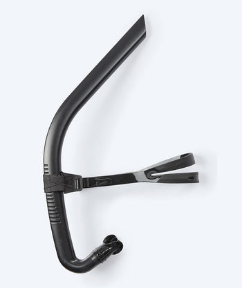 Watery centrale snorkel junior (10-16) - Hydrolite - Zwart